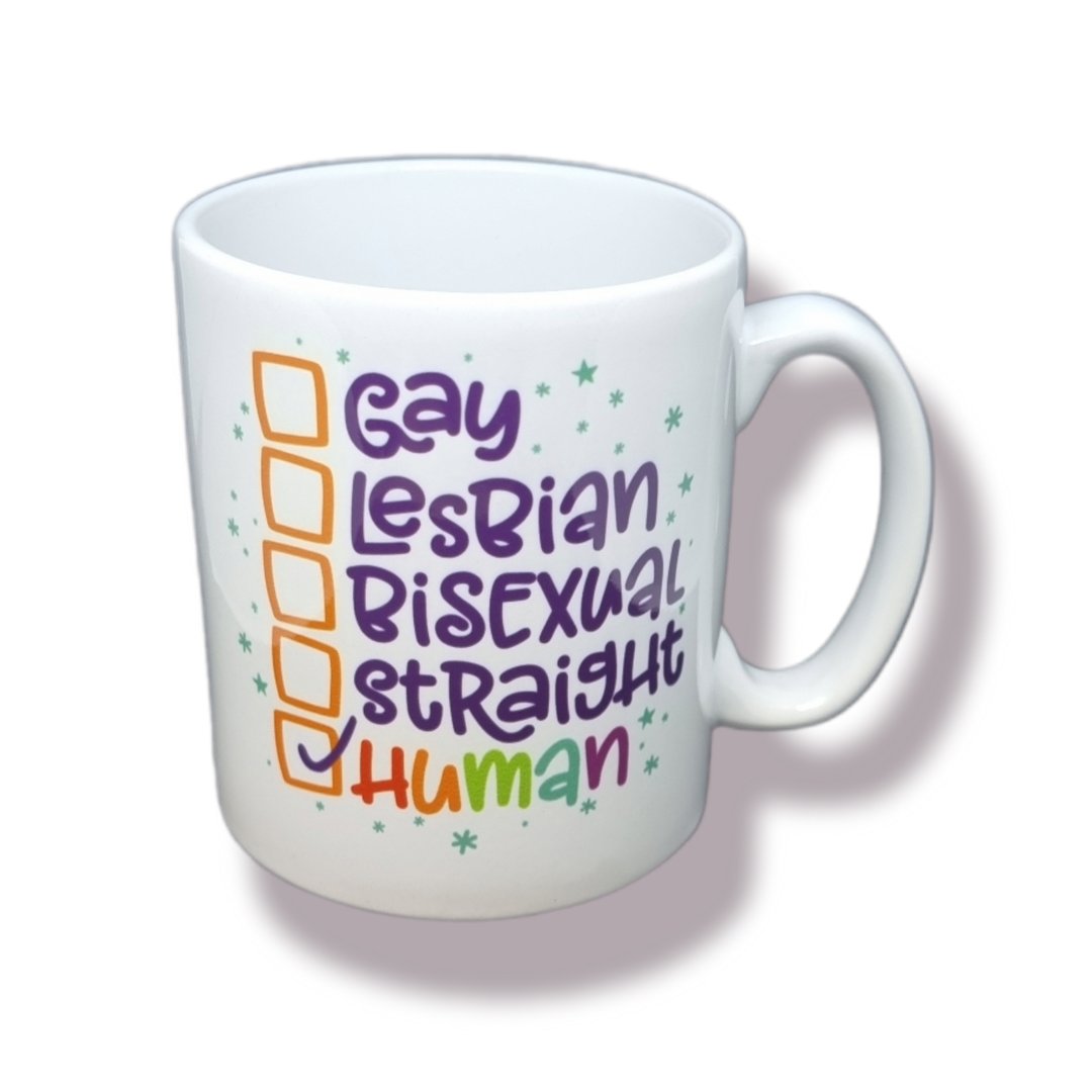 Keramiktasse "HUMAN"